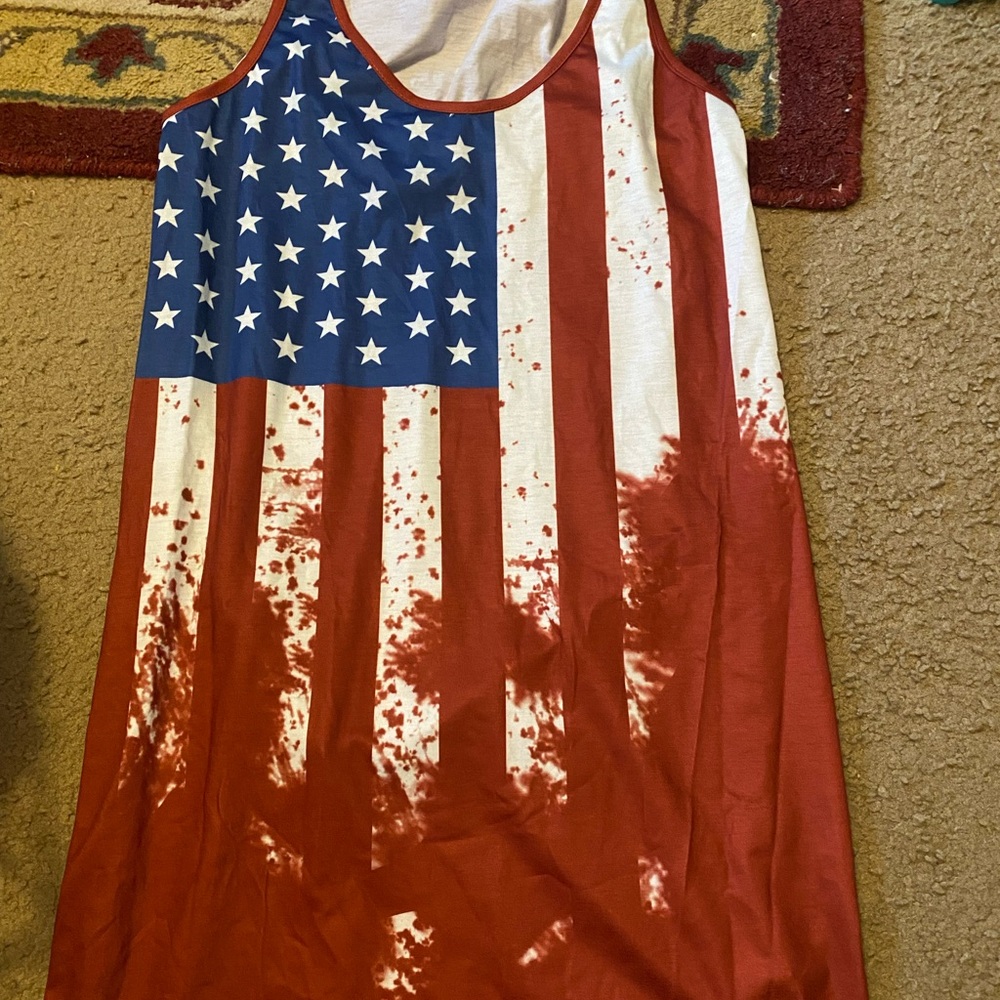 American Flag Tank Top